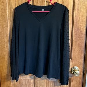 Women’s black dress shirt size small